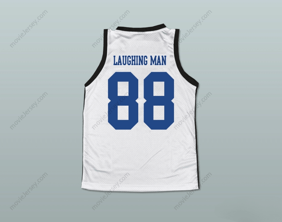 CUSTOM ANY Name Number LAUGHING MAN BASKETBALL JERSEY ANY NAME OR PLAYER Top Stitched S-6XL