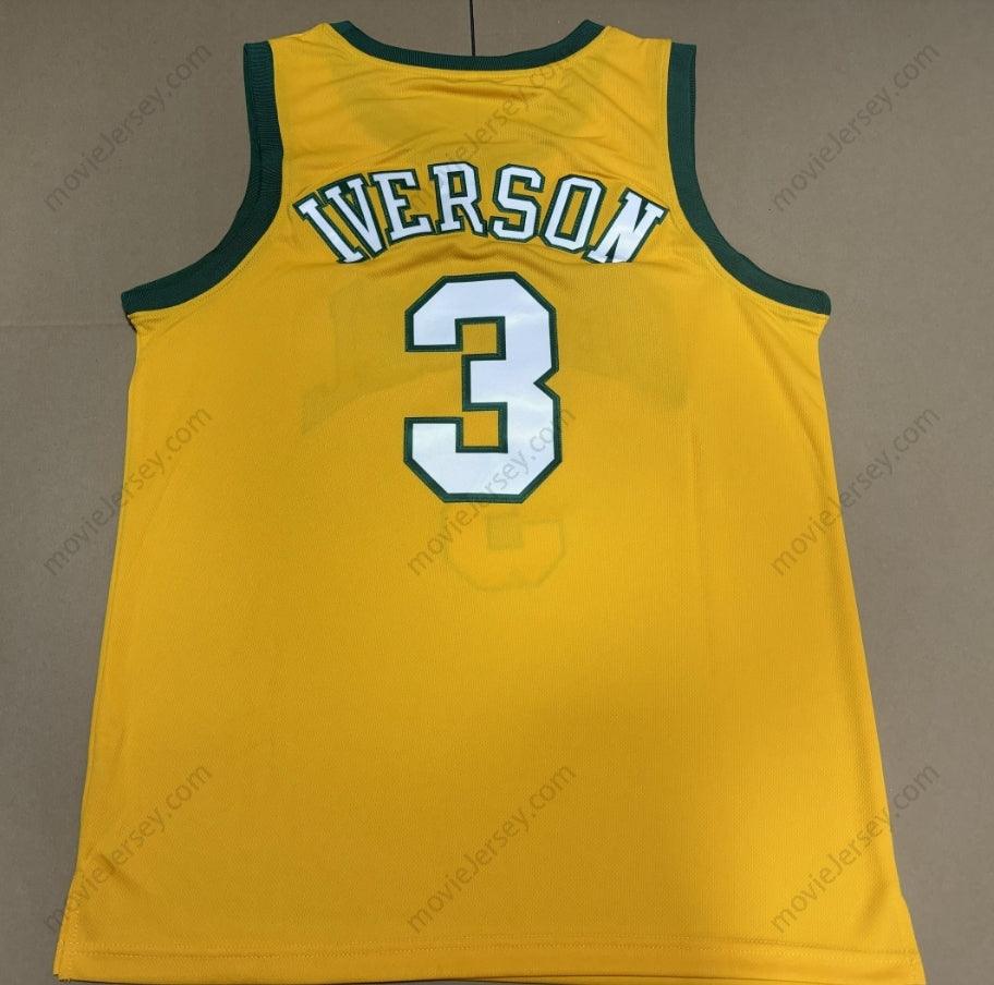 Allen Iverson #3 Bethel High School Throwback Basketball Jersey Stitched ALL