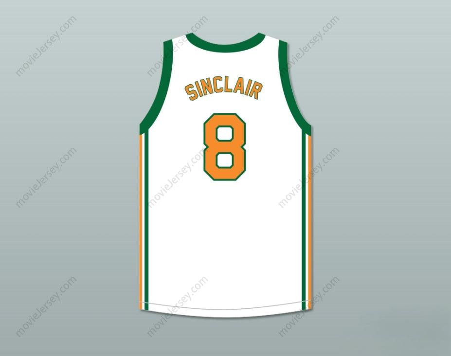 CUSTOM ANY Name Number LUCAS SINCLAIR 8 HAWKINS HIGH SCHOOL TIGERS WHITE BASKETBALL JERSEY 2 Top Stitched S-6XL