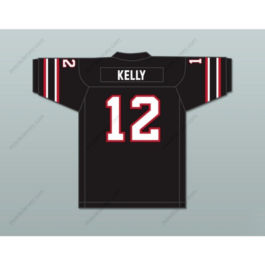 CUSTOM ANY Name Number 1984 USFL JIM KELLY 12 HOUSTON GAMBLERS ROAD Football Jersey Top Stitched S-6XL