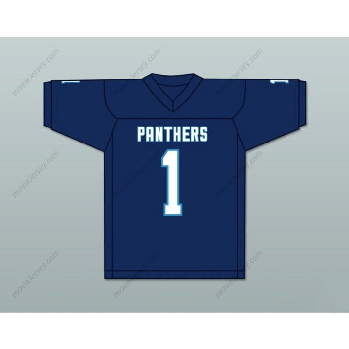 CUSTOM ANY Name NAVY BLUE KENNETH GAINWELL 1 YAZOO COUNTY HIGH SCHOOL PANTHERS FOOTBALL JERSEY Top Stitched S-6XL