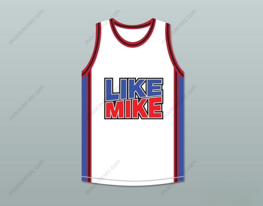 CUSTOM ANY Name Number MICHAEL   23 LIKE MIKE WHITE BASKETBALL JERSEY Top Stitched S-6XL