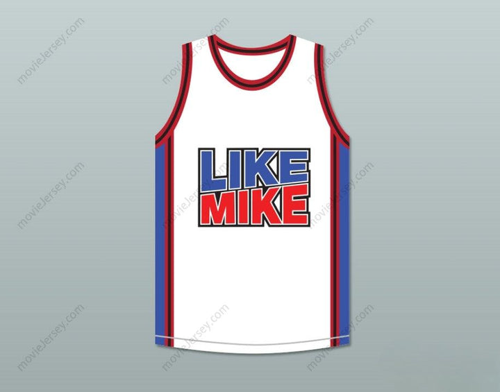 CUSTOM ANY Name Number MICHAEL   23 LIKE MIKE WHITE BASKETBALL JERSEY Top Stitched S-6XL
