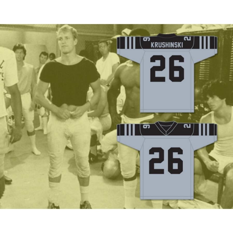 CUSTOM ANY Name Number WOODY HARRELSON KRUSHINSKI 26 CENTRAL HIGH SCHOOL WILDCATS Football Jersey Top Stitched S-6XL