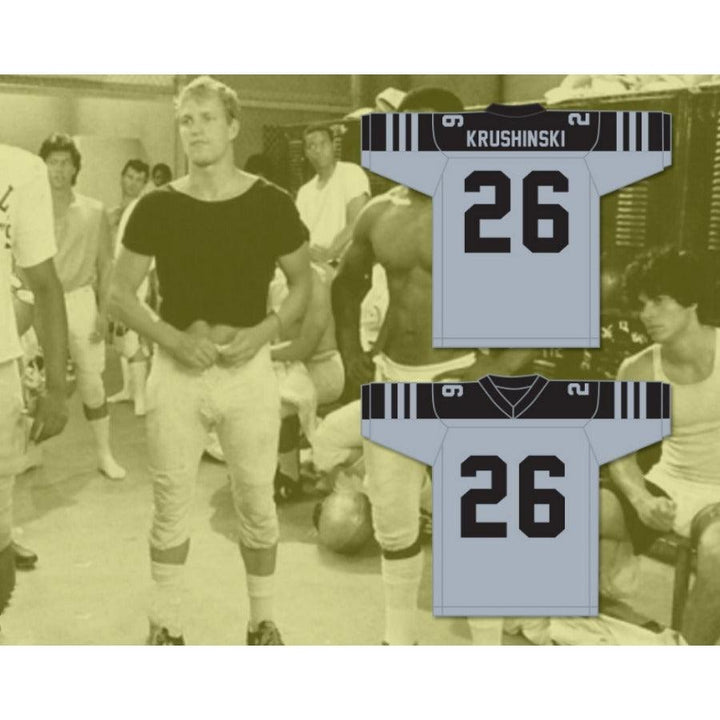 CUSTOM ANY Name Number WOODY HARRELSON KRUSHINSKI 26 CENTRAL HIGH SCHOOL WILDCATS Football Jersey Top Stitched S-6XL