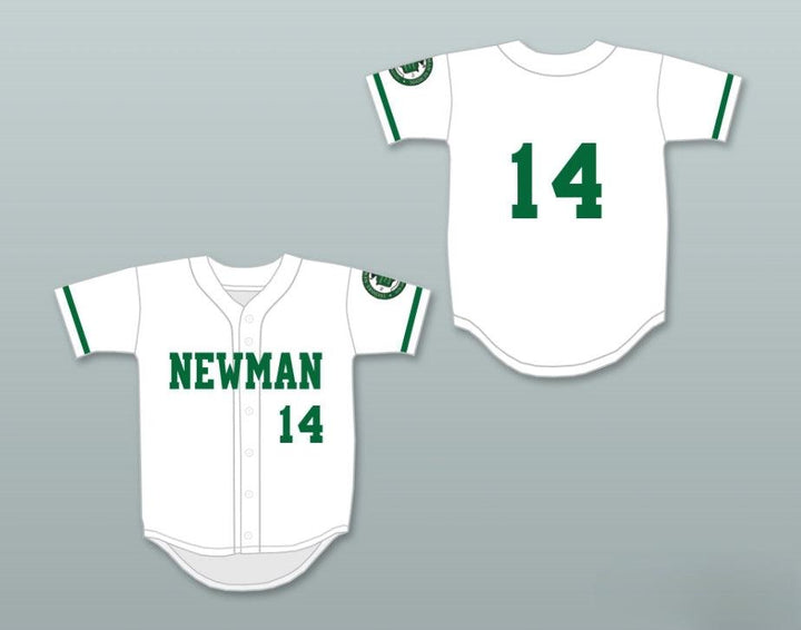 Custom Any Name Number PLAYER 14 ISIDORE NEWMAN HIGH SCHOOL WHITE BASEBALL JERSEY Top Stitched S-6XL