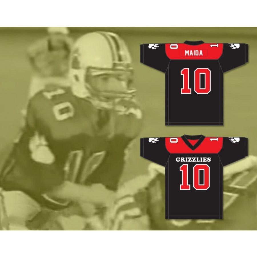 CUSTOM ANY Name Number TAMI MAIDA 10 MINNVILLE HIGH SCHOOL GRIZZLIES Football Jersey Top Stitched S-6XL