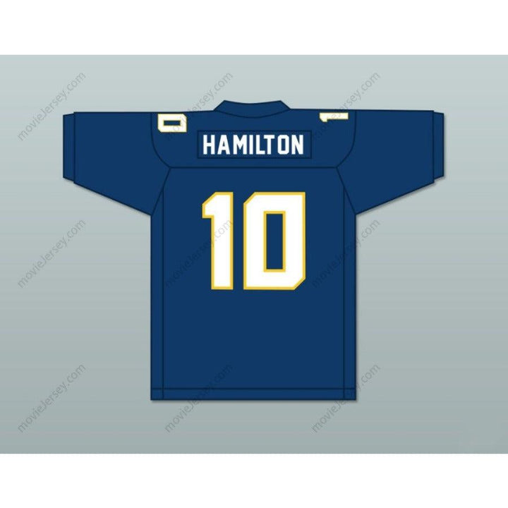 CUSTOM ANY Name Number KYLE HAMILTON 10 MARIST SCHOOL WAR  Football Jersey Top Stitched S-6XL