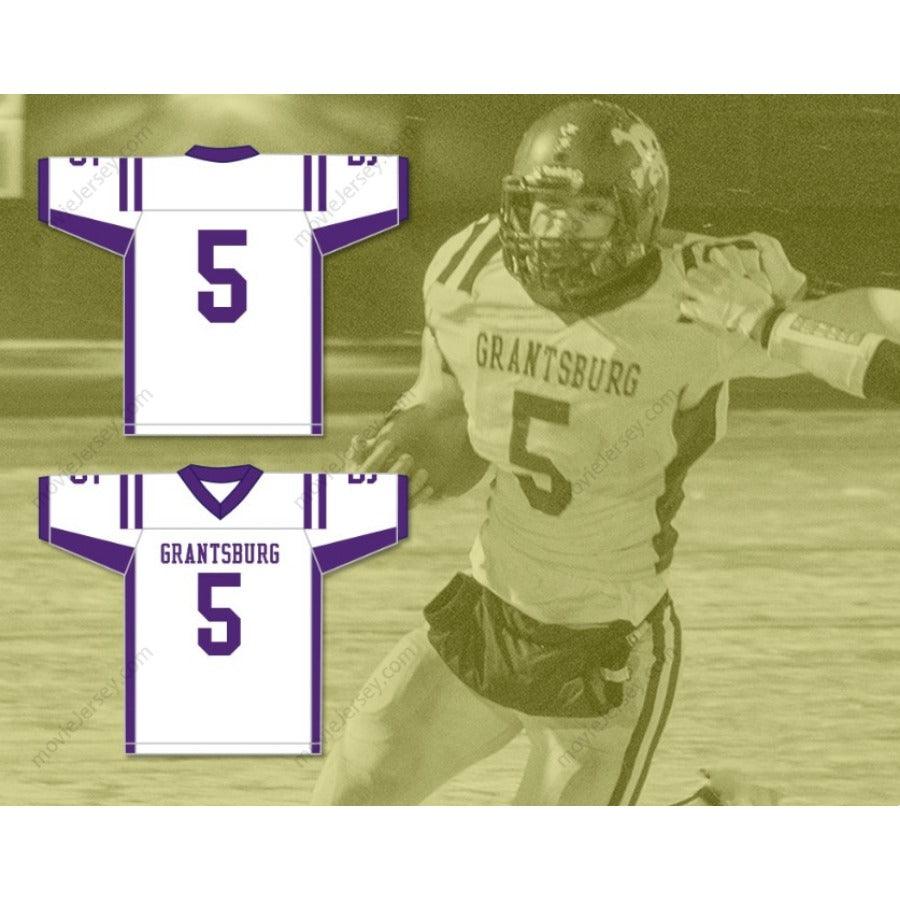 CUSTOM ANY Name Number LEO CHENAL 5 GRANTSBURG HIGH SCHOOL PIRATES Football Jersey Top Stitched S-6XL