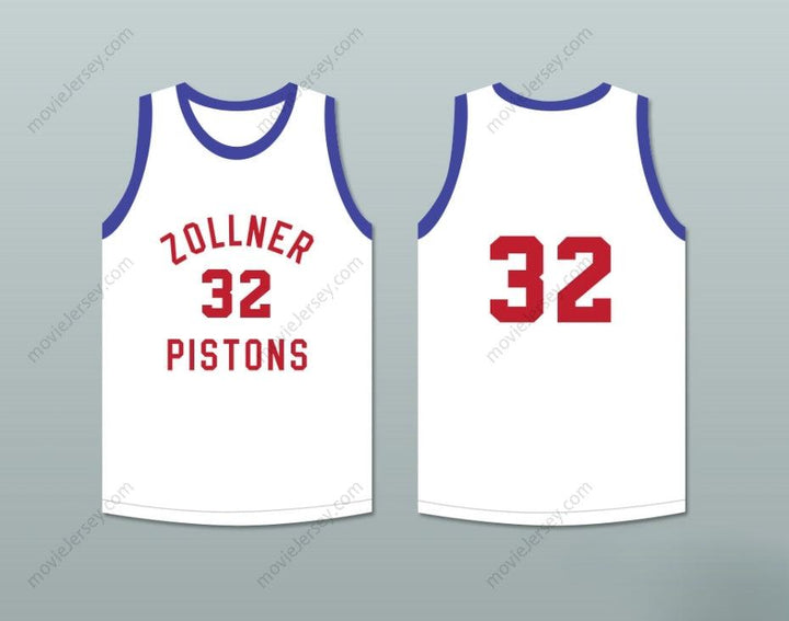 CUSTOM ANY Name Number FORT WAYNE ZOLLNER  32 WHITE BASKETBALL JERSEY Top Stitched S-6XL
