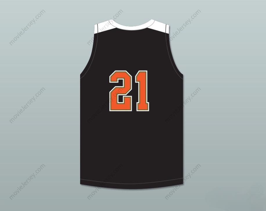 CUSTOM ANY Name Number PLAYER 21 TEXAS D1 AMBASSADORS  BLACK BASKETBALL JERSEY 1 Top Stitched S-6XL