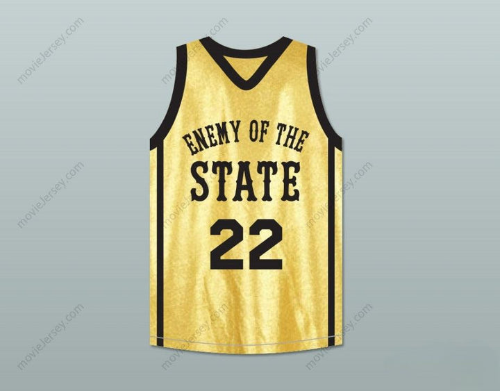 CUSTOM ANY Name Number MARCELLO THEDFORD BIG MAN 22 ENEMY OF THE STATE BASKETBALL JERSEY CROSSOVER Top Stitched S-6XL