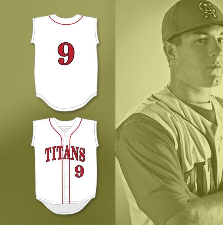 Custom Any Name Number JT REALMUTO 9 CARL ALBERT HIGH SCHOOL  WHITE BASEBALL JERSEY 1 Top Stitched S-6XL