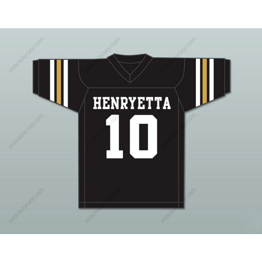 CUSTOM ANY Name Number TROY AIKMAN 10 HENRYETTA HIGH SCHOOL KNIGHTS Football Jersey Top Stitched S-6XL