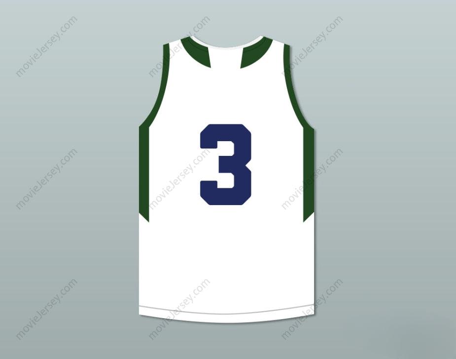 CUSTOM ANY Name Number LIANGELO BALL 3   HIGH SCHOOL HUSKIES WHITE BASKETBALL JERSEY 2 Top Stitched S-6XL