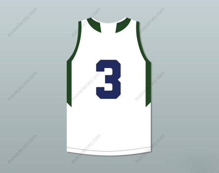CUSTOM ANY Name Number LIANGELO BALL 3   HIGH SCHOOL HUSKIES WHITE BASKETBALL JERSEY 2 Top Stitched S-6XL
