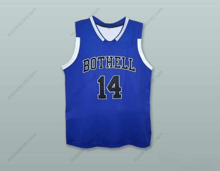 CUSTOM ANY Name Number ZACH LAVINE 14 BOTHELL HIGH SCHOOL COUGARS BLUE BASKETBALL JERSEY Top Stitched S-6XL