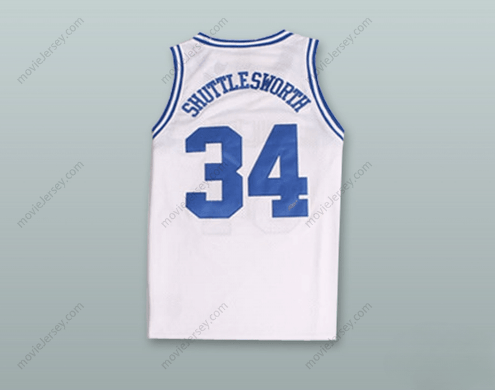 CUSTOM ANY Name Number JESUS SHUTTLESWORTH 34 LINCOLN HIGH SCHOOL BASKETBALL JERSEY HE GOT GAME Top Stitched S-6XL