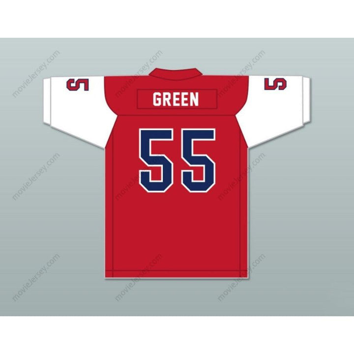 CUSTOM ANY Name Number KENYON GREEN 55 ATASCOCITA HIGH SCHOOL  Football Jersey Top Stitched S-6XL
