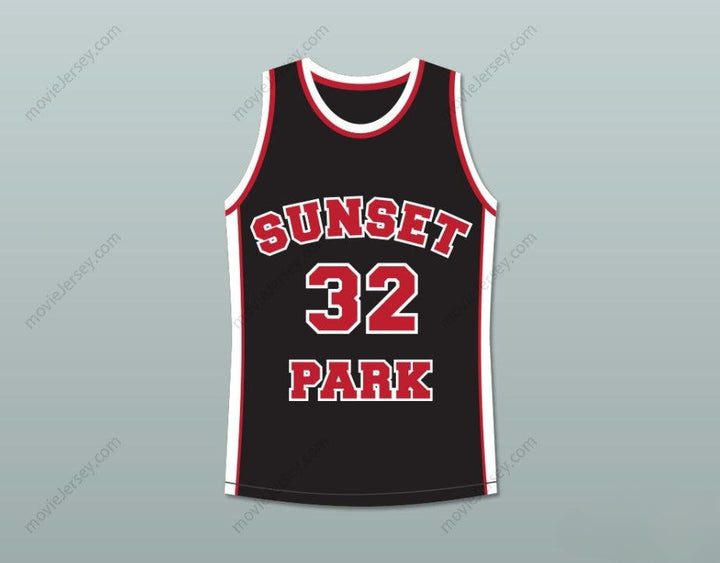 CUSTOM ANY Name Number TERRENCE HOWARD SPACEMAN 32 SUNSET PARK BLACK BASKETBALL JERSEY Top Stitched S-6XL