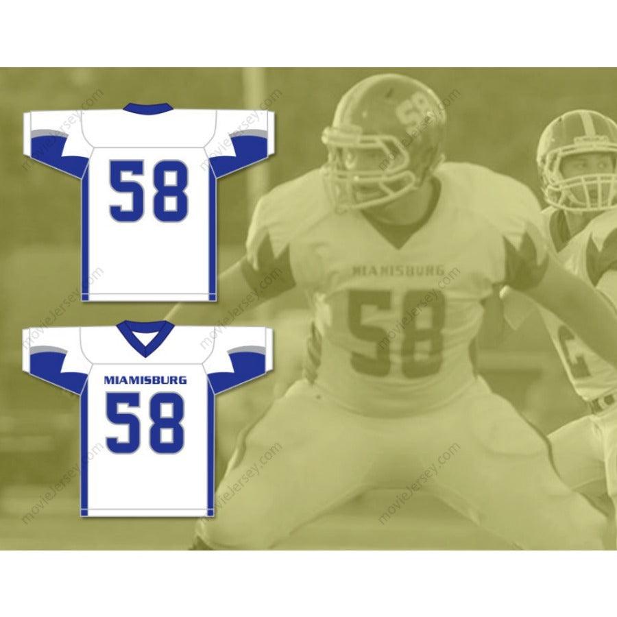 CUSTOM ANY Name Number JOSH MYERS 58  HIGH SCHOOL Football Jersey Top Stitched S-6XL