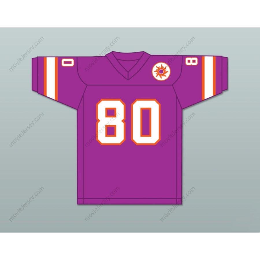 CUSTOM ANY Name Number 1974-75 WFL DAVE WILLIAMS 80 SOUTHERN CALIFORNIA SUN ROAD Football Jersey Top Stitched S-6XL