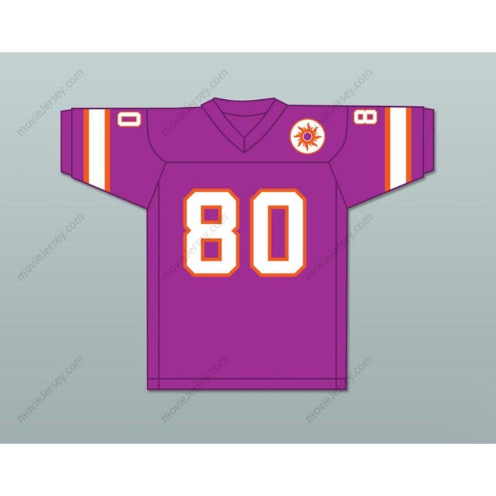 CUSTOM ANY Name Number 1974-75 WFL DAVE WILLIAMS 80 SOUTHERN CALIFORNIA SUN ROAD Football Jersey Top Stitched S-6XL