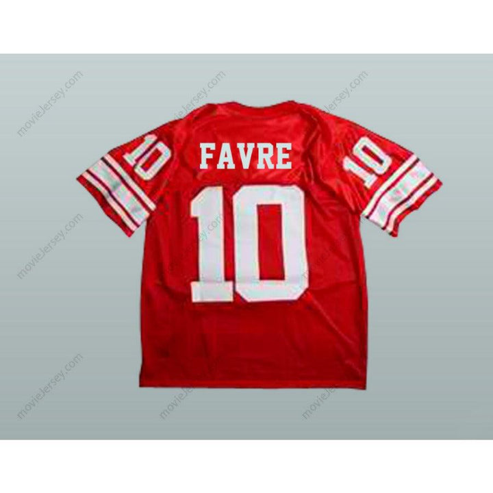 CUSTOM ANY Name Number BRETT FAVRE 10 HANCOCK HIGH SCHOOL FOOTBALL JERSEY Top Stitched S-6XL