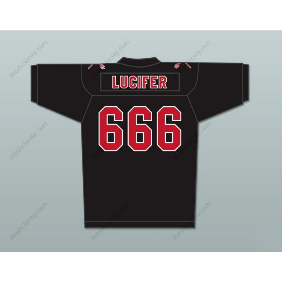 CUSTOM ANY Name Number ROBERT ENGLUND LUCIFER 666 DEVILS FOOTBALL JERSEY MARRIED WITH CHILDREN ED O' NEILL Football Jersey Top Stitched S-6XL
