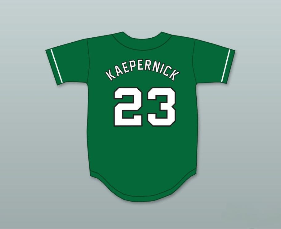 Custom Any Name Number COLIN KAEPERNICK 23 JOHN H. PITMAN HIGH SCHOOL PRIDE GREEN BASEBALL JERSEY 2 Top Stitched S-6XL