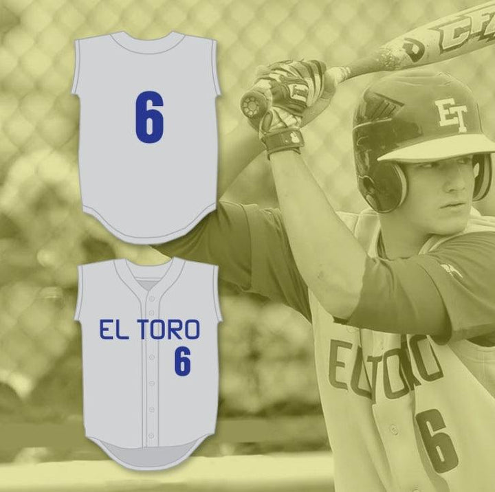 Custom Any Name Number MATT CHAPMAN 6 EL TORO HIGH SCHOOL CHARGERS GRAY BASEBALL JERSEY 1 Top Stitched S-6XL
