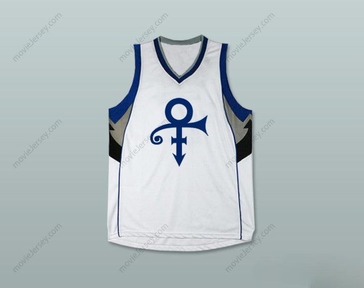 CUSTOM ANY Name Number PRINCE WHITE BASKETBALL JERSEY Top Stitched S-6XL