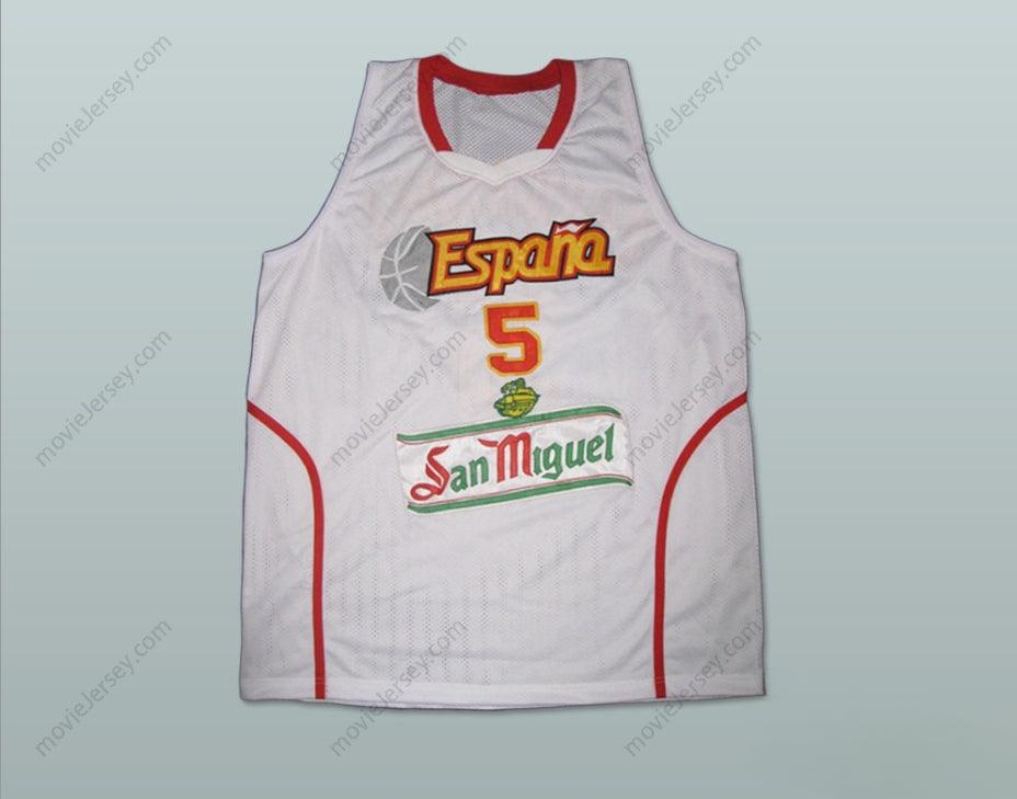 CUSTOM ANY Name Number RUDY FERNANDEZ ESPANA BASKETBALL JERSEY Top Stitched S-6XL