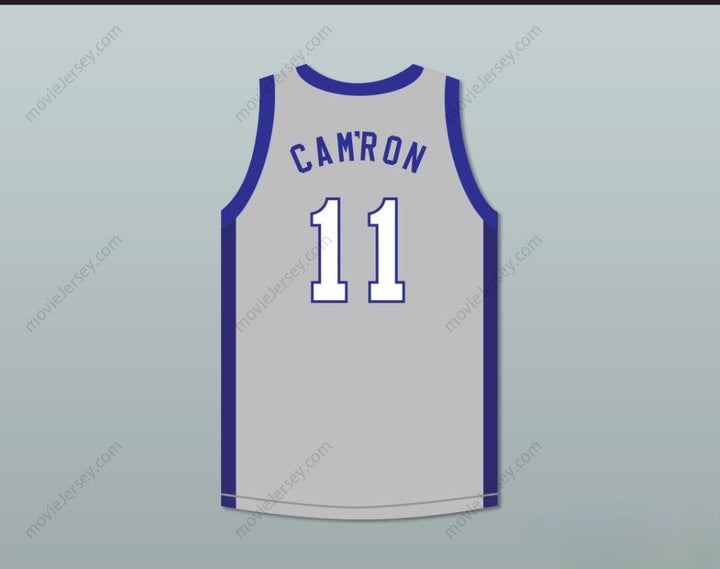 CUSTOM ANY Name Number RAPPER CAM'RON 11  CENTER RAMS BASKETBALL JERSEY Top Stitched S-6XL