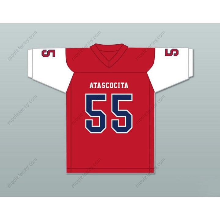 CUSTOM ANY Name Number KENYON GREEN 55 ATASCOCITA HIGH SCHOOL  Football Jersey Top Stitched S-6XL
