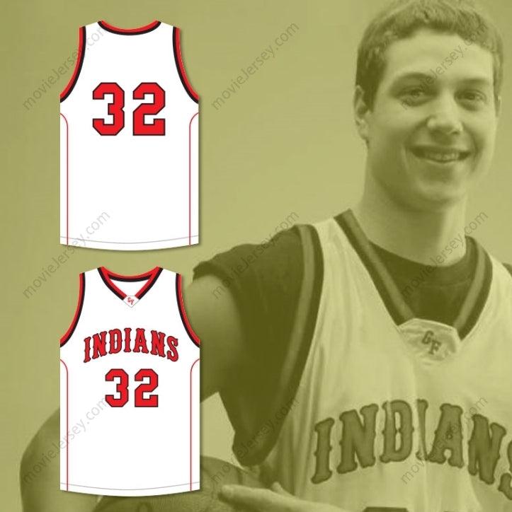 CUSTOM ANY Name Number JIMMER FREDETTE 32  INDIANS HOME BASKETBALL JERSEY Top Stitched S-6XL