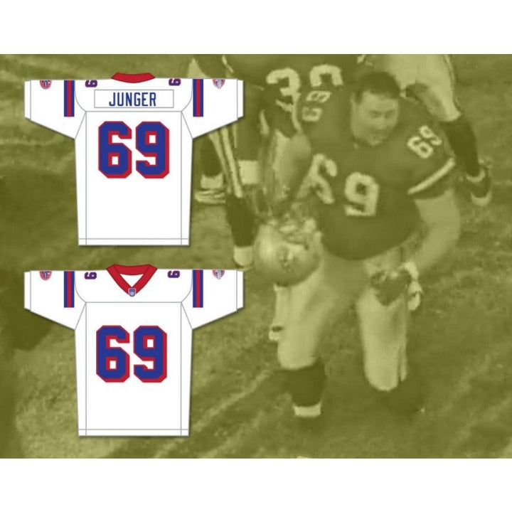 CUSTOM ANY Name Number JUNGER 69 WASHINGTON SENTINELS HOME Football Jersey Top Stitched S-6XL