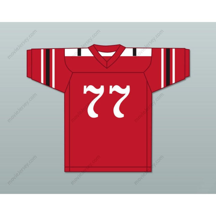 CUSTOM ANY Name Number MARION MOTLEY 77 CANTON MCKINLEY HIGH SCHOOL PUPS WHITE Football Jersey Top Stitched S-6XL