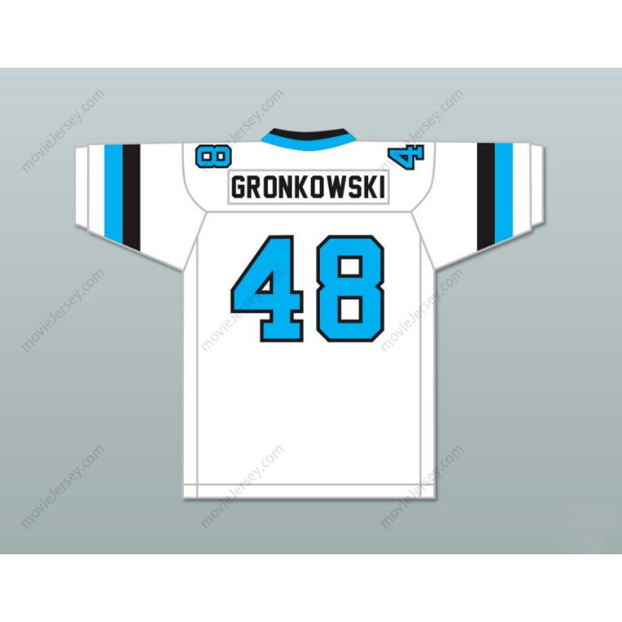 CUSTOM ANY Name Number ROB GRONKOWSKI 48 WOODLAND HILLS HIGH SCHOOL WOLVERINES Football Jersey Top Stitched S-6XL