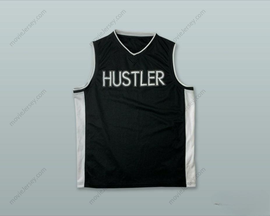 CUSTOM ANY Name Number HUSTLER BLACK BASKETBALL JERSEY Top Stitched S-6XL