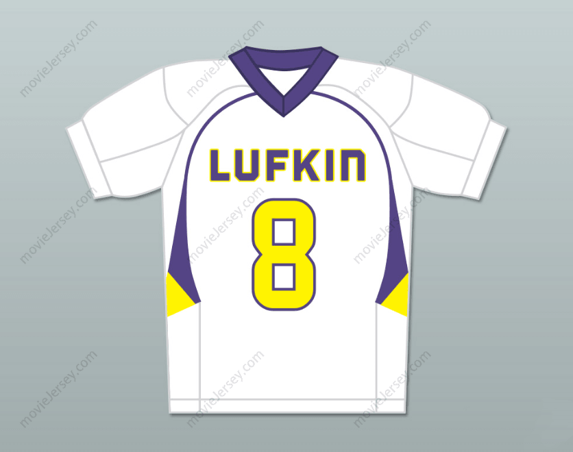 CUSTOM ANY Name Number DEZ BRYANT 8 LUFKIN HIGH SCHOOL PANTHERS AWAY FOOTBALL JERSEY Top Stitched S-6XL