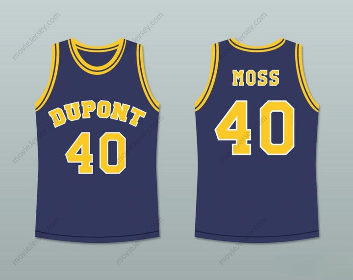 CUSTOM ANY Name Number RANDY MOSS 40 DUPONT HIGH SCHOOL PANTHERS BASKETBALL JERSEY ANY PLAYER OR NUMBER Top Stitched S-6XL