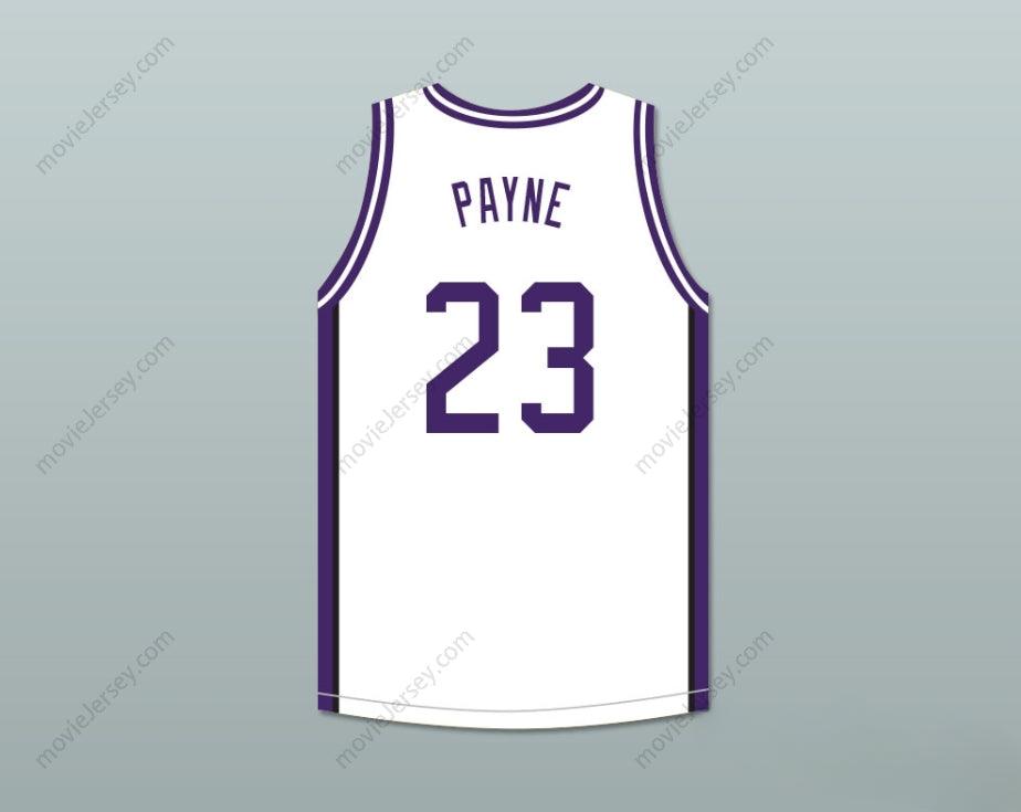 CUSTOM ANY Name Number MARTIN PAYNE 23 MORRIS BROWN COLLEGE WHITE BASKETBALL JERSEY Top Stitched S-6XL