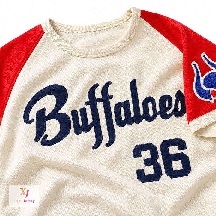 Custom Any Name Number BUFFALOES YOSHII 36 JAPAN BASEBALL JERSEY ANY NAME OR NUMBER NEW Top Stitched S-6XL