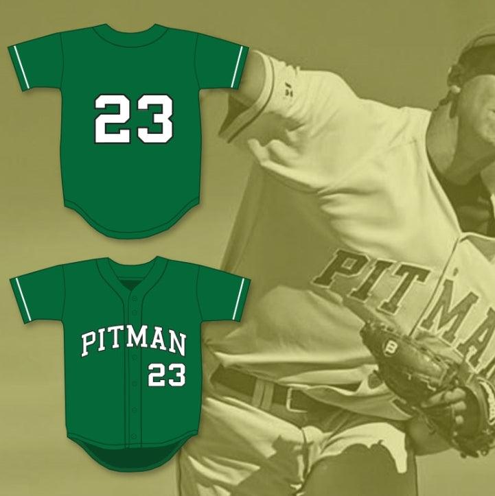 Custom Any Name Number COLIN KAEPERNICK 23 JOHN H. PITMAN HIGH SCHOOL PRIDE GREEN BASEBALL JERSEY 1 Top Stitched S-6XL