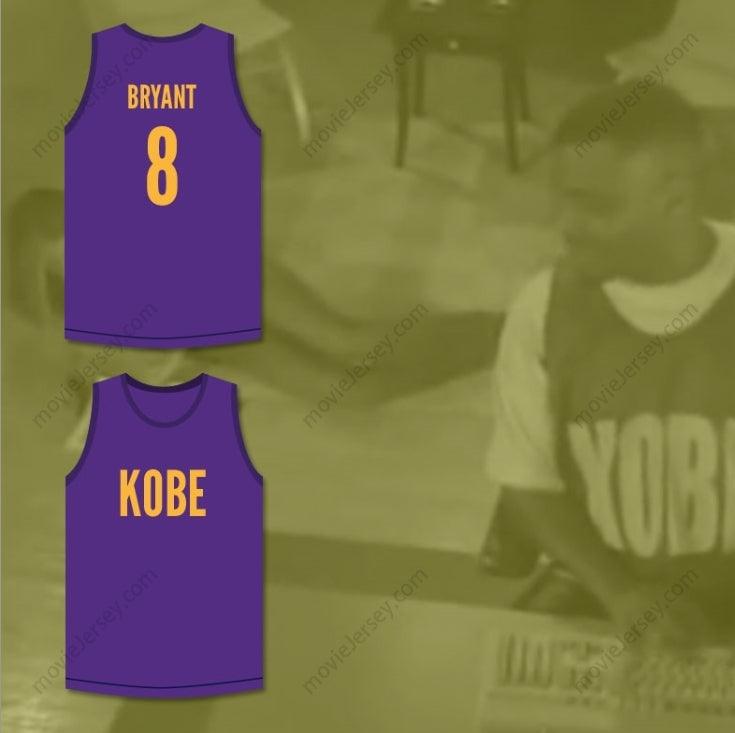 CUSTOM ANY Name Number   BRYANT 8 PURPLE BASKETBALL JERSEY   BRYANT EXPEDIA SKIT MADTV Top Stitched S-6XL
