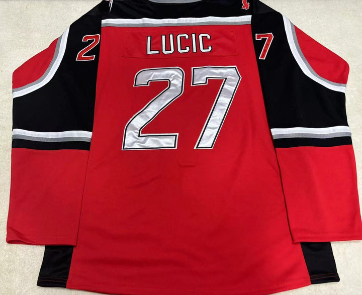 Custom Any Name Number MILAN LUCIC VANCOUVER GIANTS HOCKEY JERSEY Stitched Top Stitched S-6XL