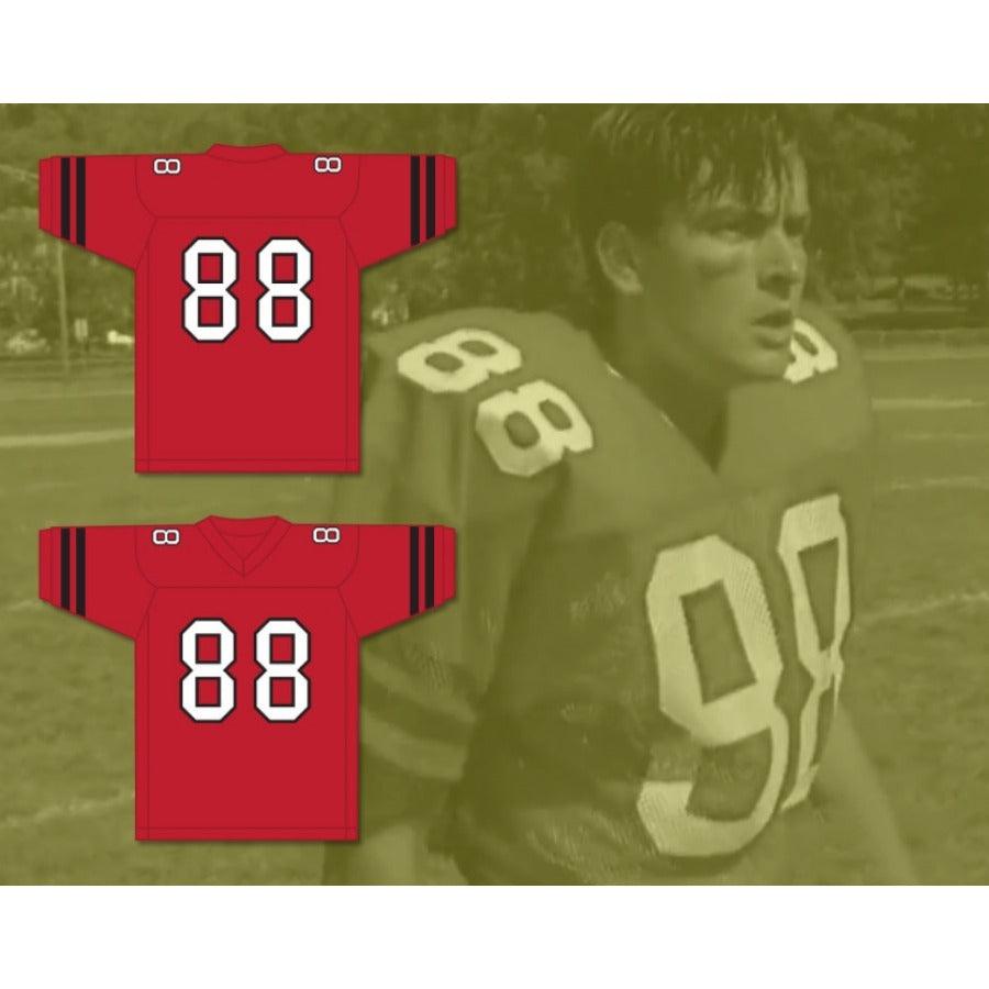 CUSTOM ANY Name Number CHARLIE SHEEN CAPPIE 88 PARK HIGH SCHOOL PIRATES Football Jersey Top Stitched S-6XL