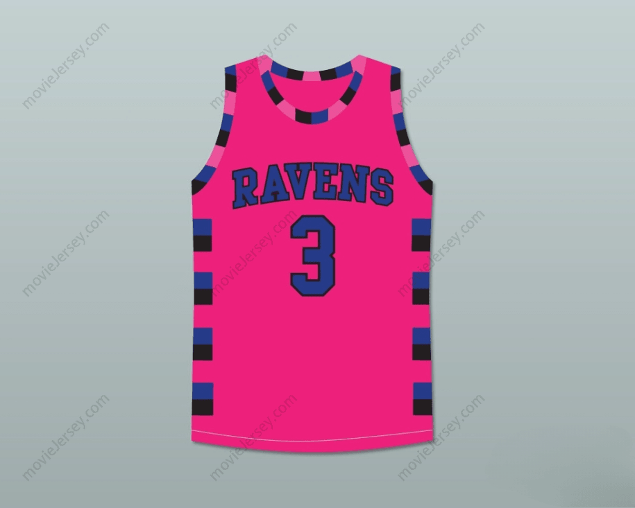 CUSTOM ANY Name Number LUCAS SCOTT ONE TREE HILL RAVENS PINK BASKETBALL JERSEY ANY NUMBER OR PLAYER Top Stitched S-6XL