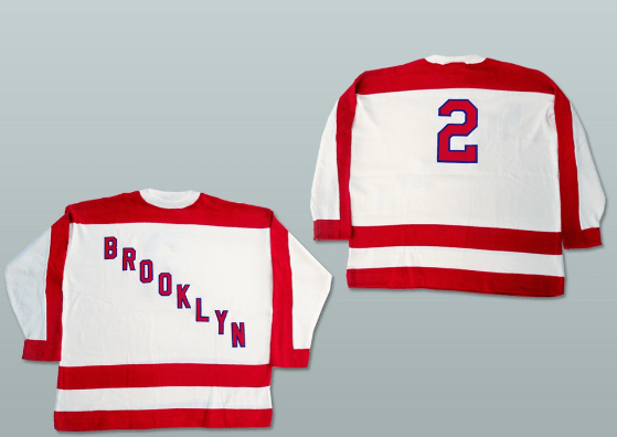 Custom Any Name Number Brooklyn Americans Hockey Jersey Top Stitched S-6XL